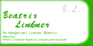 beatrix linkner business card